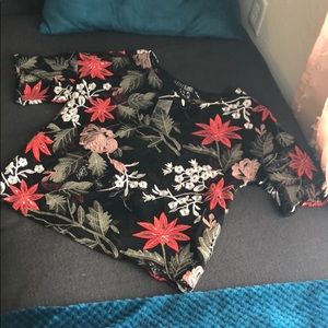 Floral Embroidered Top
